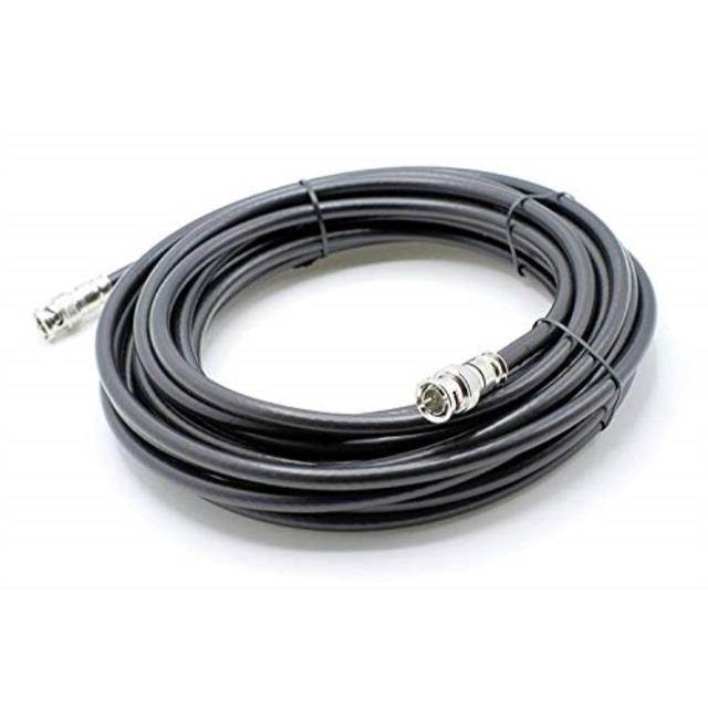 HD SDI Cable | Black Coaxial BNC Male to Male 200ft | 75 Ohm 3Gbps
