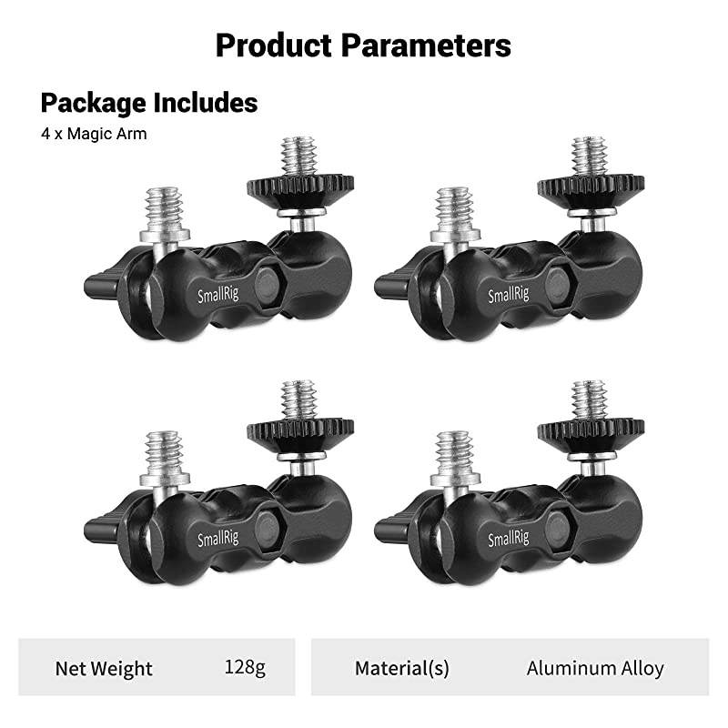 Universal Magic Arm with Small Ballhead 4pcs 2159
