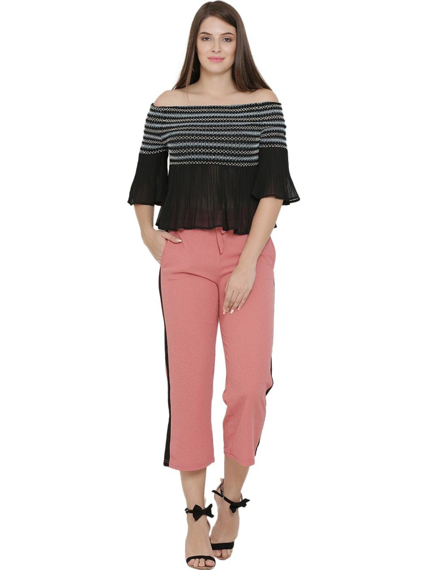Westwood Pink High Rise Culottes