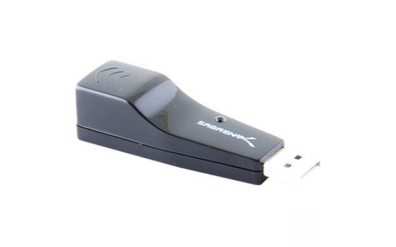 Sabrent Network Adapter - 6 ft USB Network Cable - Type A USB - RJ-45 Network - Black