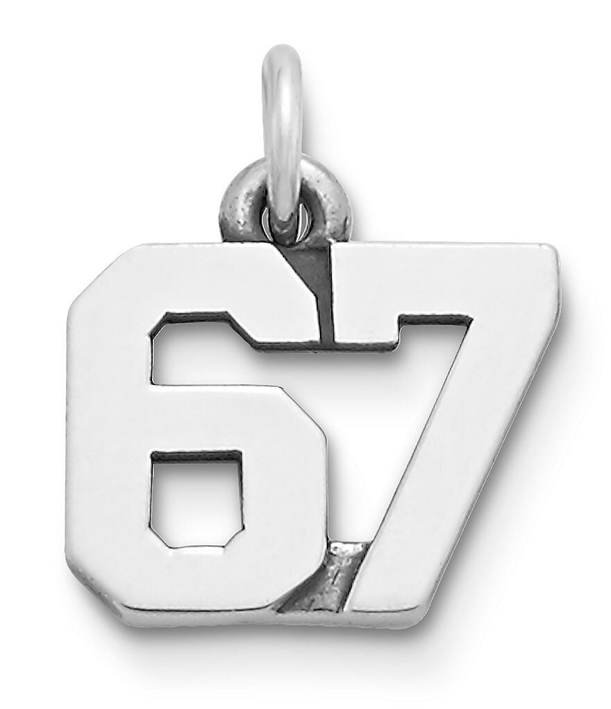 James Avery Faceted Lab-Created Amethyst February Birthstone Charm