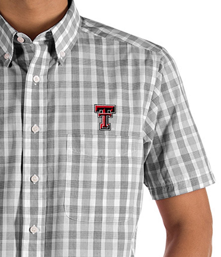 Antigua NCAA Crew Short-Sleeve Woven Shirt