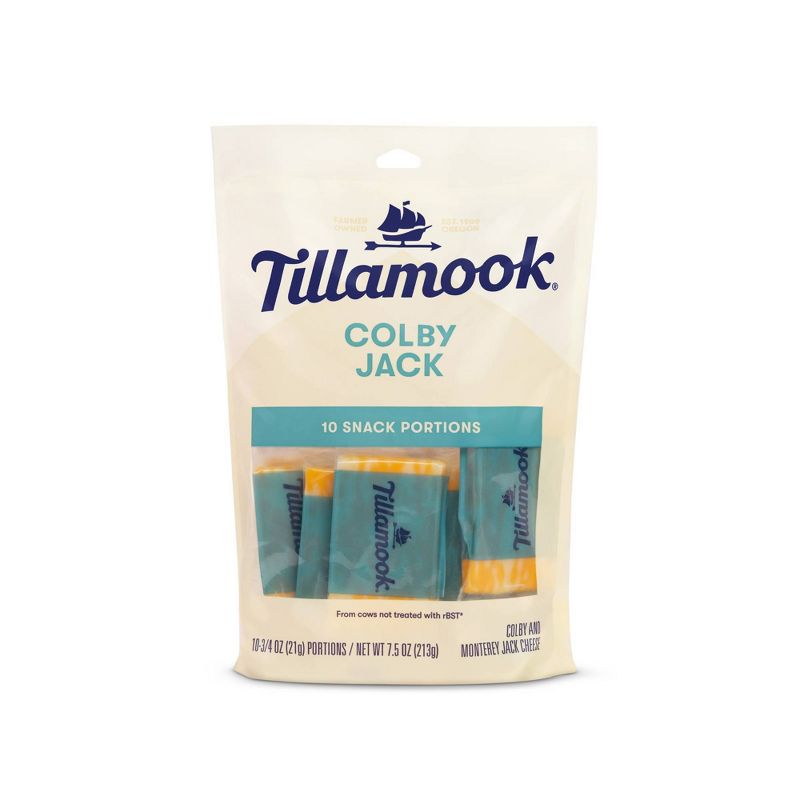 Tillamook Colby Jack Cheese Snacks - 7.5oz/10ct