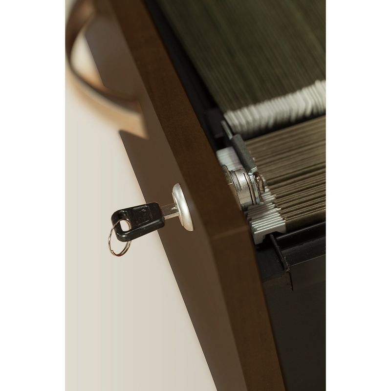 Bush Series C Mocha Cherry 2 Drawer Mobile Pedestal - Assembled WC12952SU