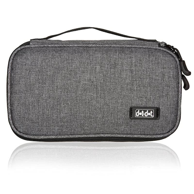 Organizer Travel Tech Case - Charge Cord, Slim Gadget, Charger Organizer Pouch Bag - Portable Cable Management Case