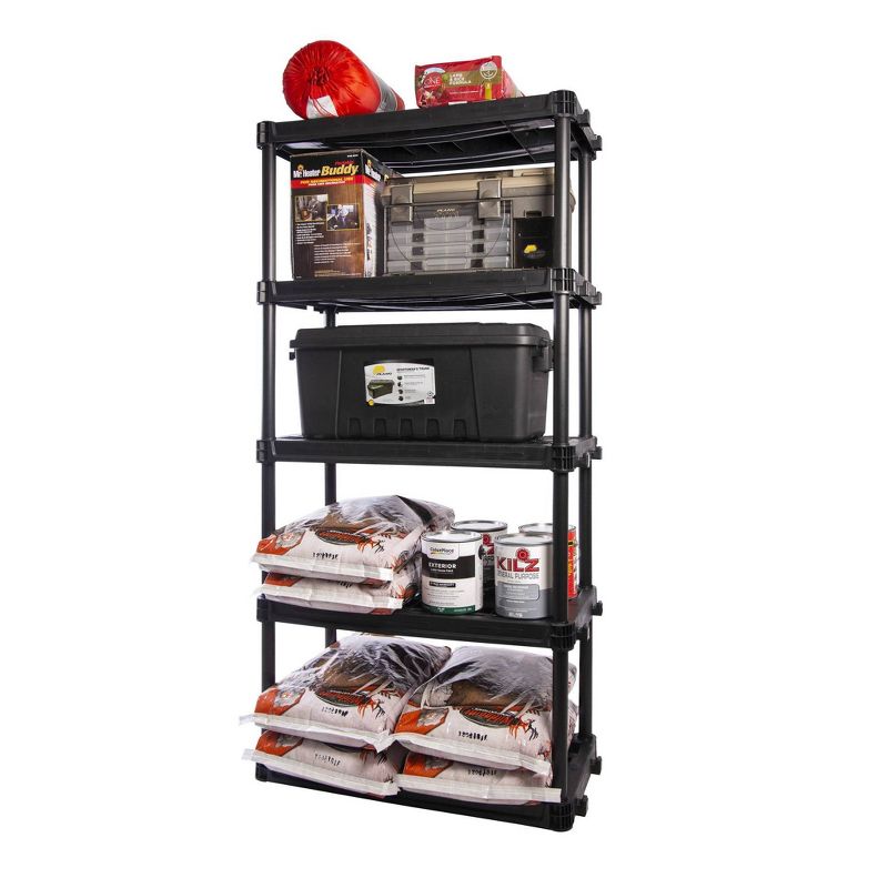 Plano 5 Shelf Heavy Duty Utility Storage Gray