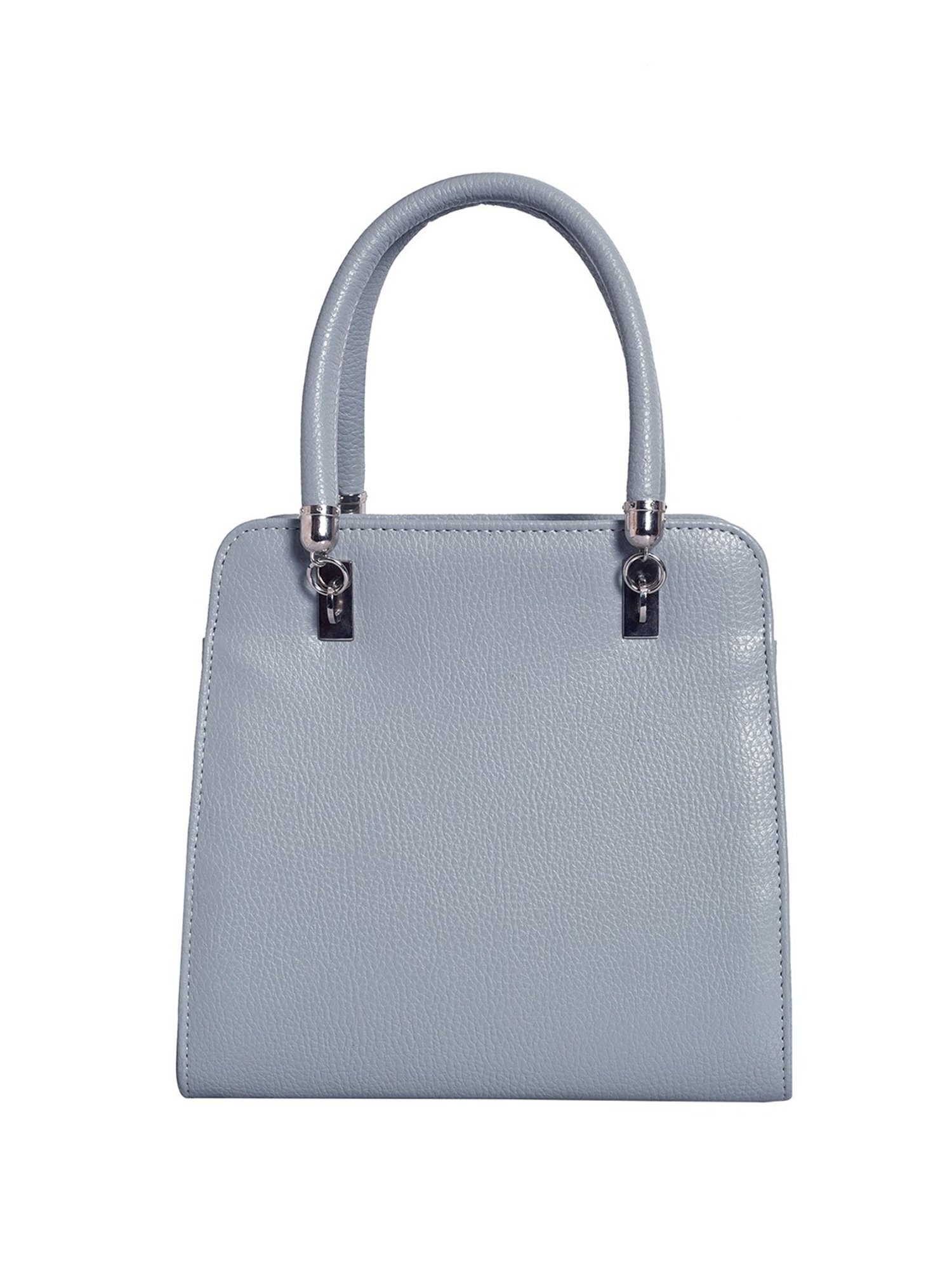 Lino Perros Blue Solid Medium Handbag