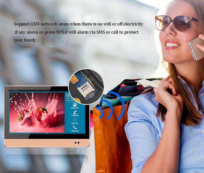 Intelligent Visual Doorbell Wifi Remote Intercom Home Security Multifunction Home Use