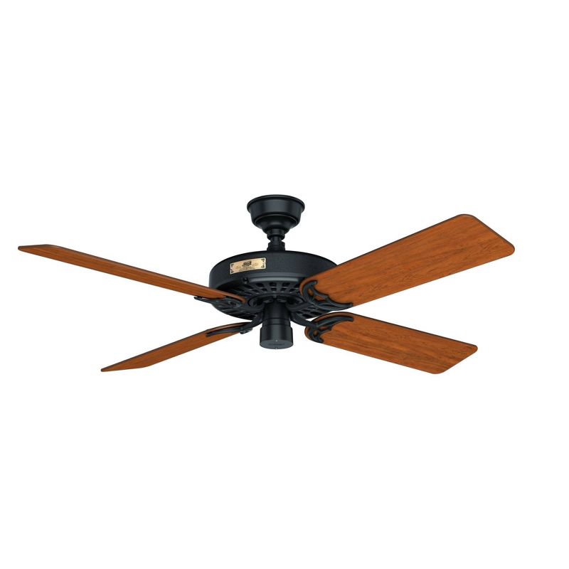 52" Original Damp Rated Ceiling Fan Black - Hunter Fan