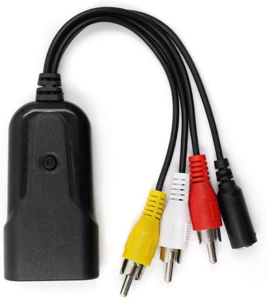 HDMI Mini AV Adapter HD Converter Box HDMI to Composite RCA AV/CVSB L/R Video 720P 1080P HDMI2AV hdmi2 av Video