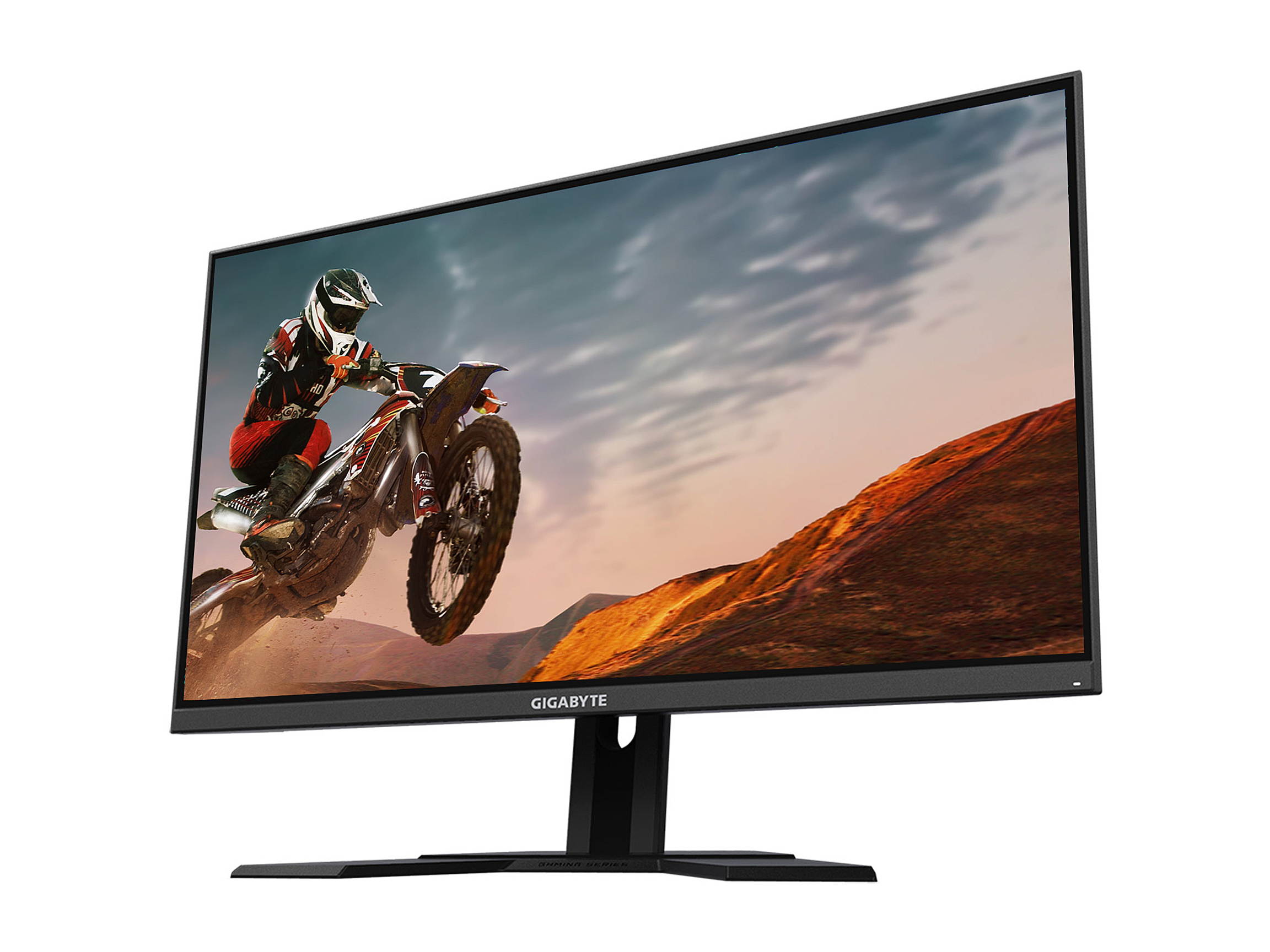 GIGABYTE G27F 27" 144Hz 1080P Height Adjustable Gaming Monitor, 1920 x 1080 IPS Display, 1ms (MPRT) Response Time, 95% DCI-P3, FreeSync Premium, 1x DisplayPort 1.2, 2x HDMI 1.4, 2x USB 3.0