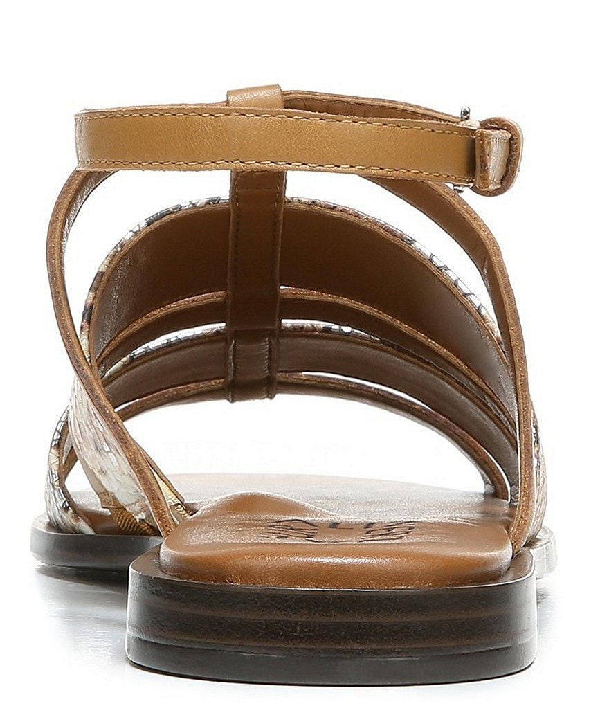 Naturalizer Fianna Snake Print Leather Sandals