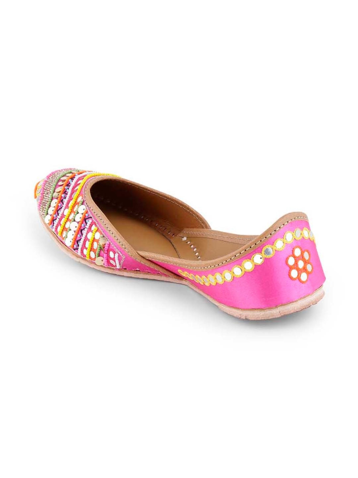 Glam Story Women's Esra Multicolored Ethnic Juttis