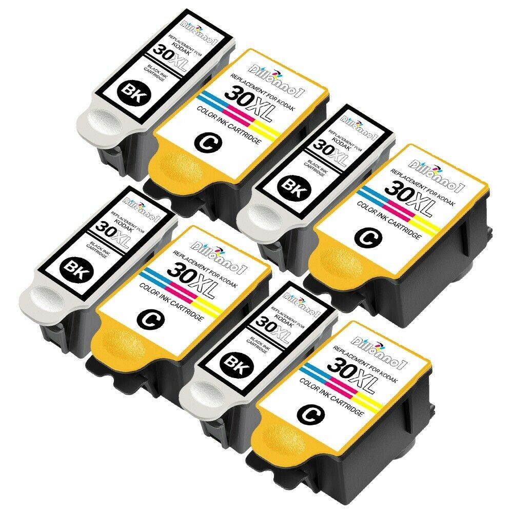 8 Pack For Kodak 30 XL Ink Cartridges For ESP C310 ESP 1.2 ESP C315 ESP 3.2