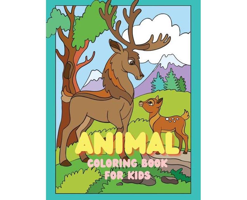 Animal Coloring book for kids - by  Dimitra Clifford (Paperback)