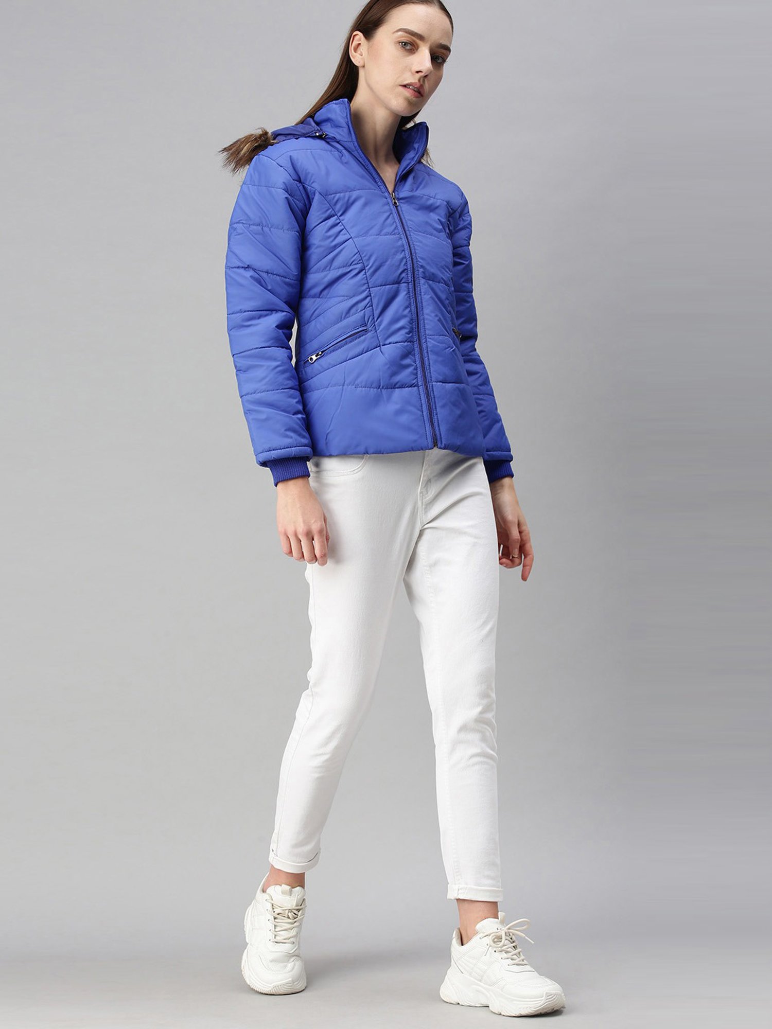 VOXATI Blue Regular Fit Jacket