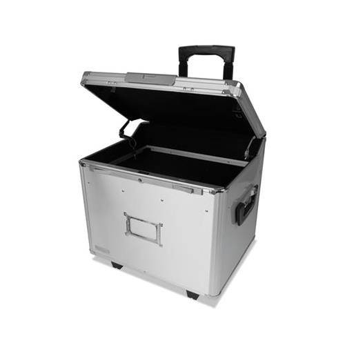 Vaultz VZ01193 Mobile File Chest w/Electronic Lock, Letter/Legal, 14.5 x 16.25 x 14.25, Silver