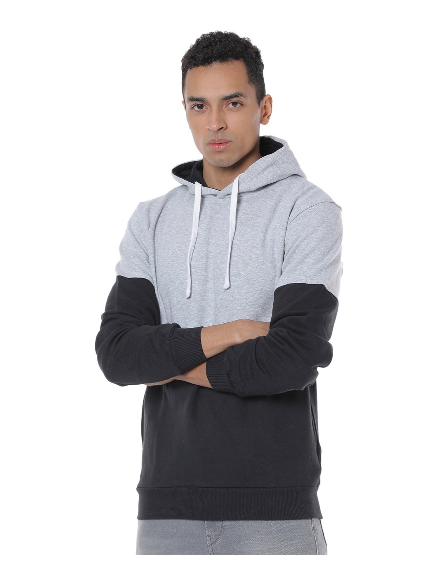 Forca Black Regular Fit Printed Sweatshirt