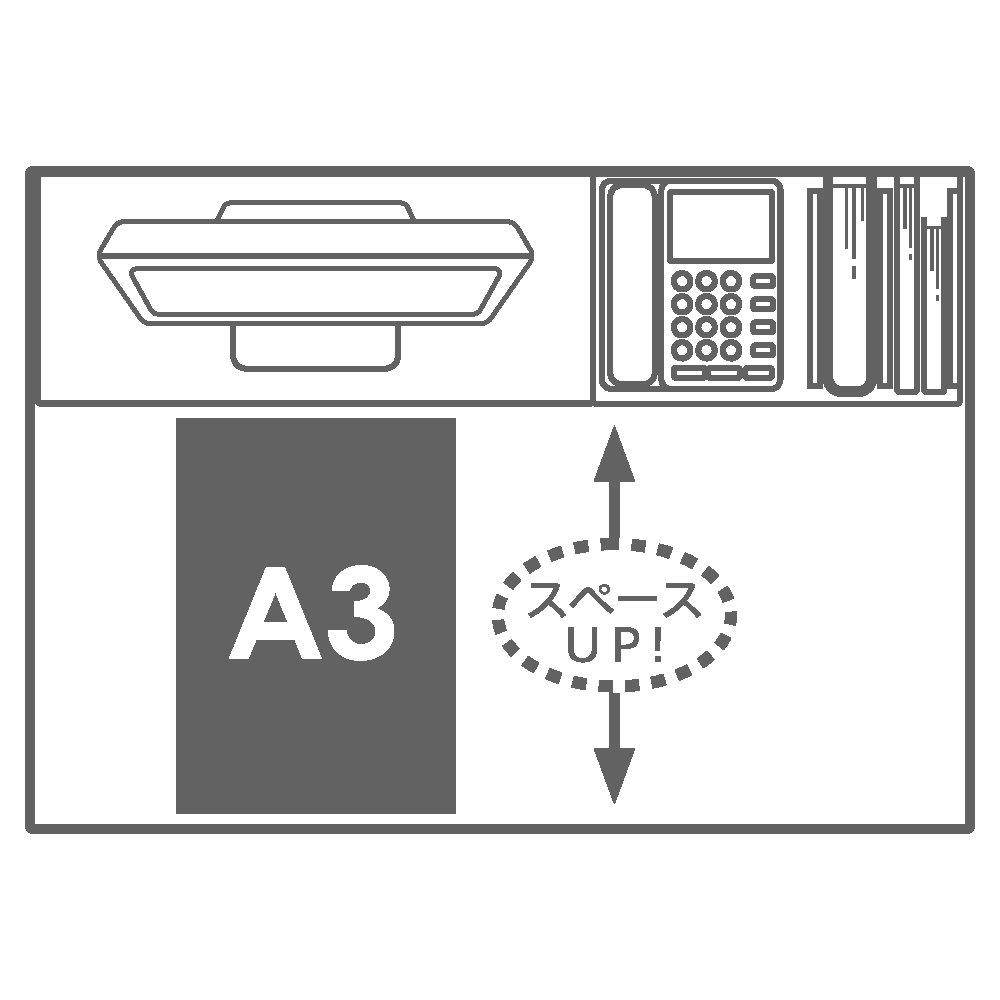 LIHIT LAB Desktop Stand (Monitor Stand), White, 9.8" x 15.4" x 6.3" (A7331-0)
