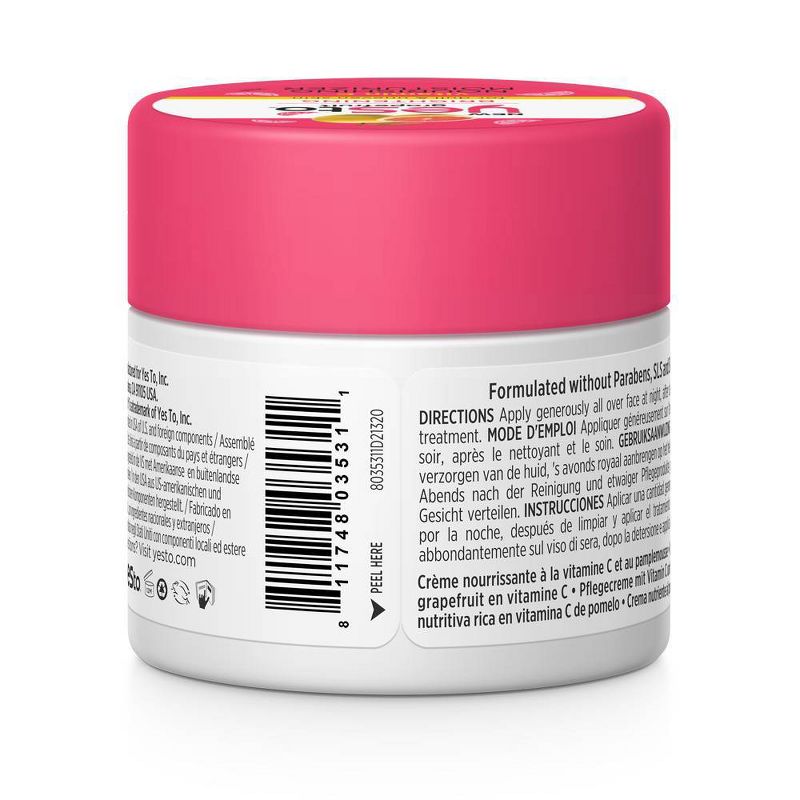 Yes To Grapefruit Vitamin C Nourishing Moisturizer - 1.7 fl oz