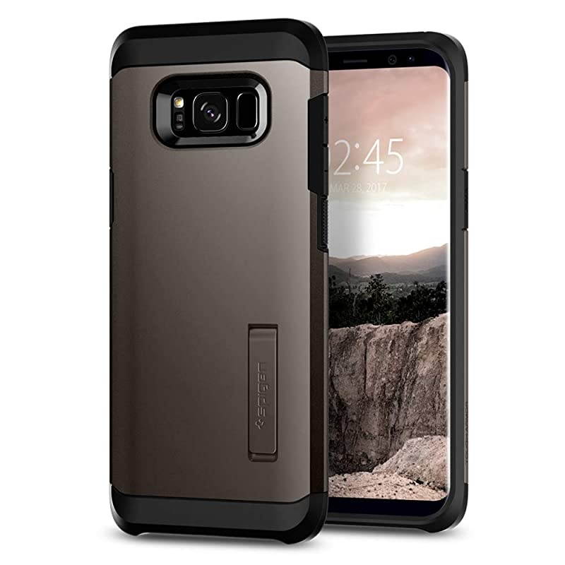 Tough Armor Designed for Samsung Galaxy S8 Case 2017 Gunmetal