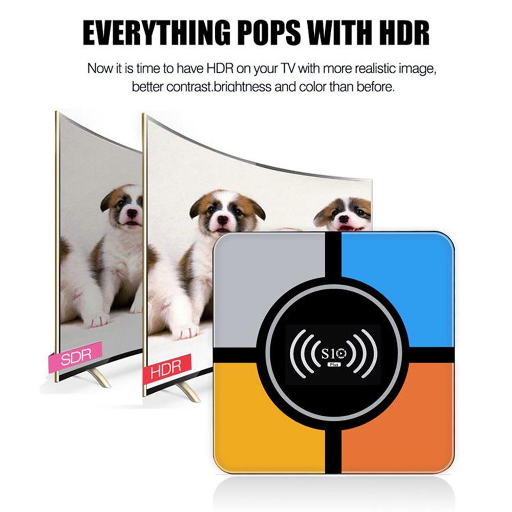S10 Plus Android 8.1.0 TV Box 4GB / 32G