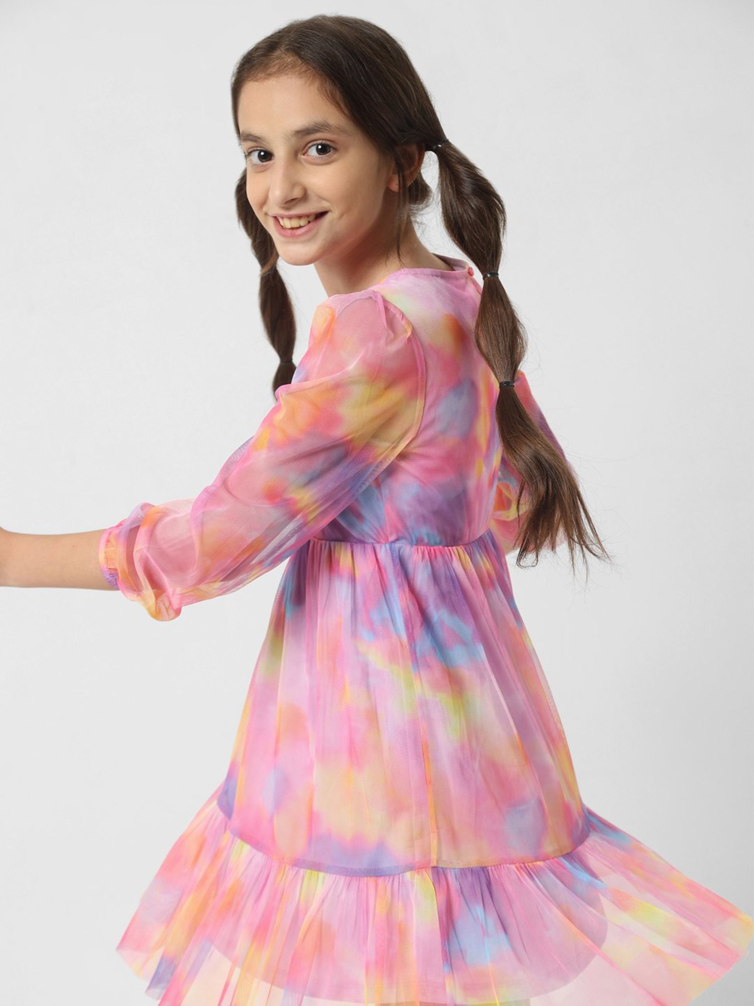 VERO MODA GIRL Multicolor Printed Dress