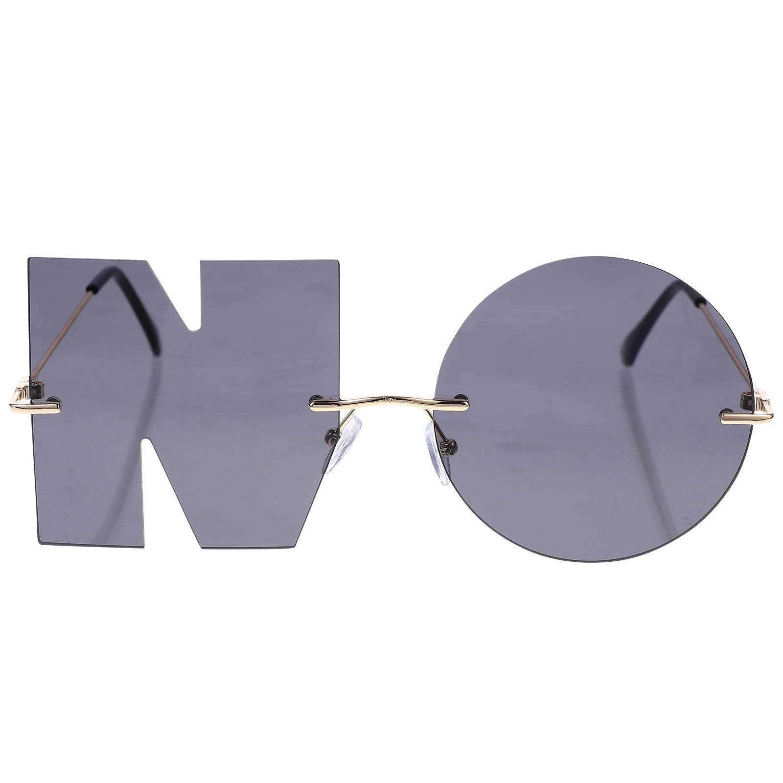 1 Pair of Sunglasses Chic Decorative Personalized Beach Eyewear Photo Prop Eyewear