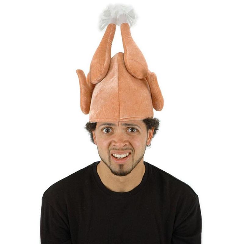 Elope Thanksgiving Raw Turkey Funny Costume Hat One Size Fits Most