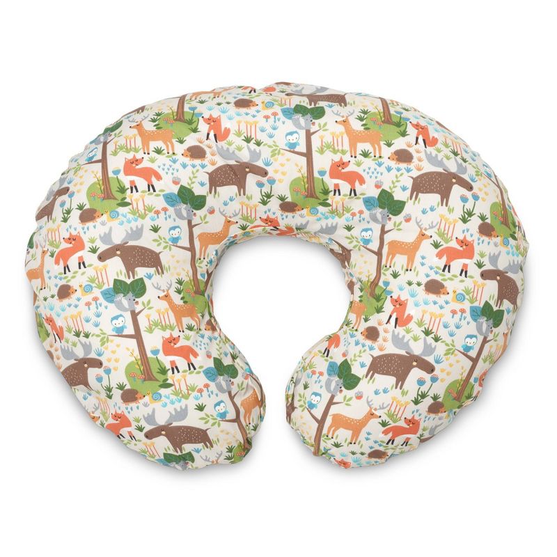 Boppy Original Nursing Pillow Cover - Gray Gold Giraffes