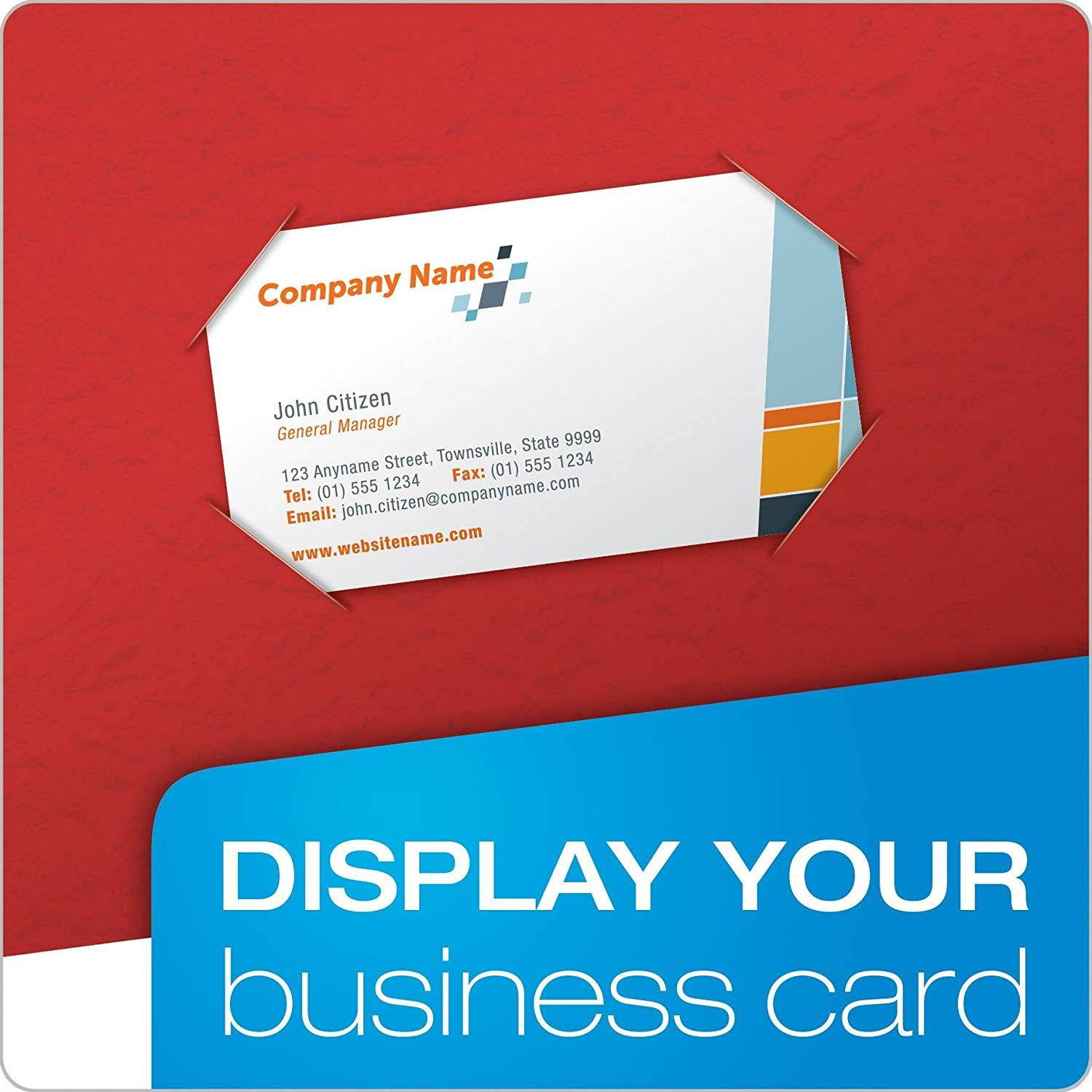 Oxford Two-Pocket Folders w/Fasteners, Red, Letter Size, 25 per box (57711)