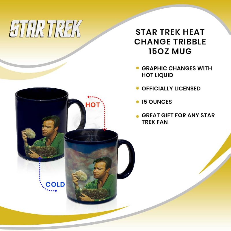 Crowded Coop, LLC Star Trek Heat Change Tribble 15oz Mug