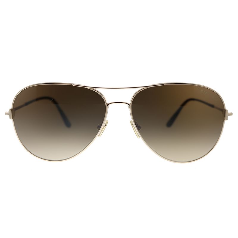 Tom Ford Clark TF 823 28F Unisex Aviator Sunglasses Rose Gold 59mm