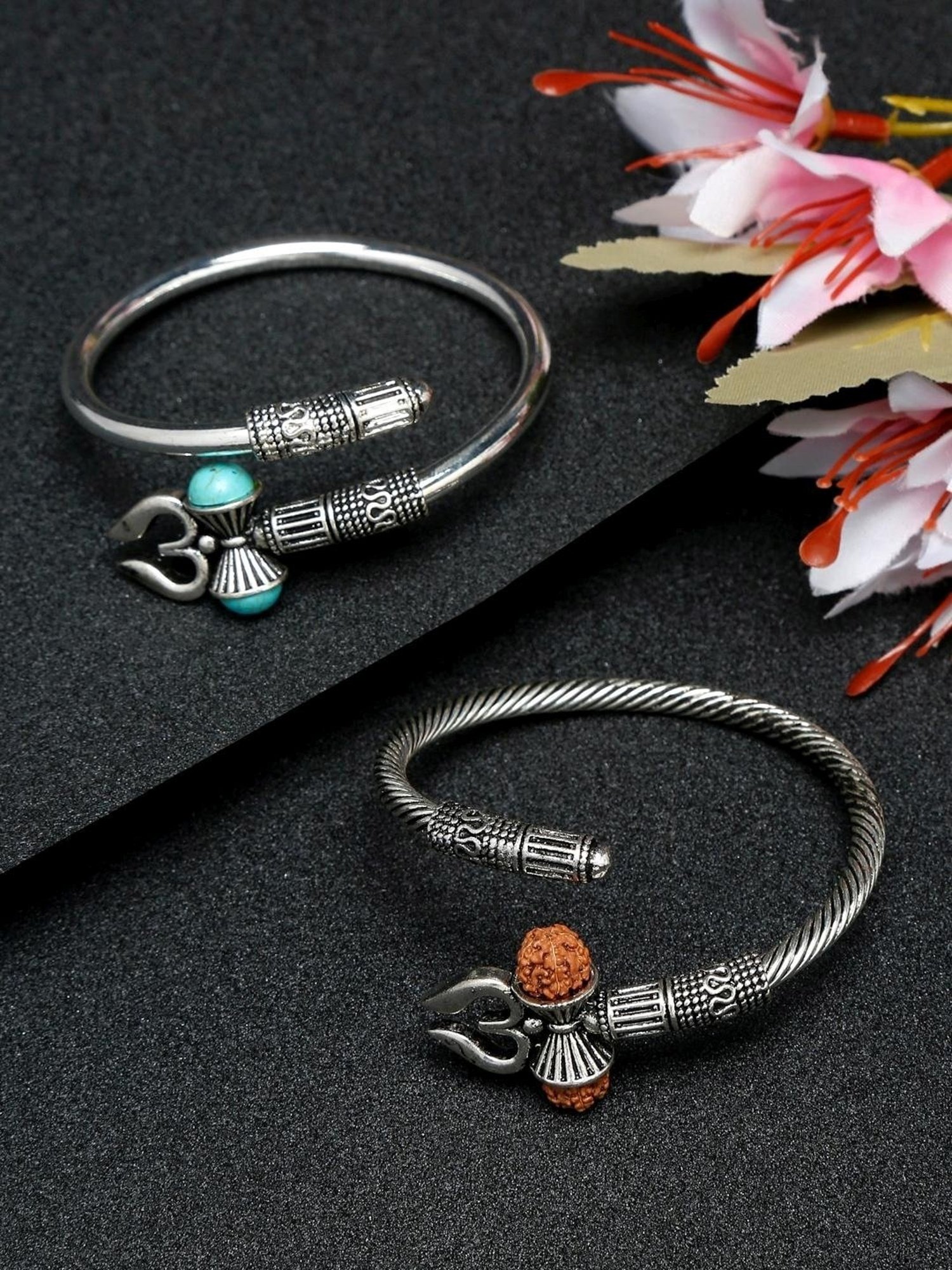 YouBella Jewellery Flexible fit Bracelet - Set of 2