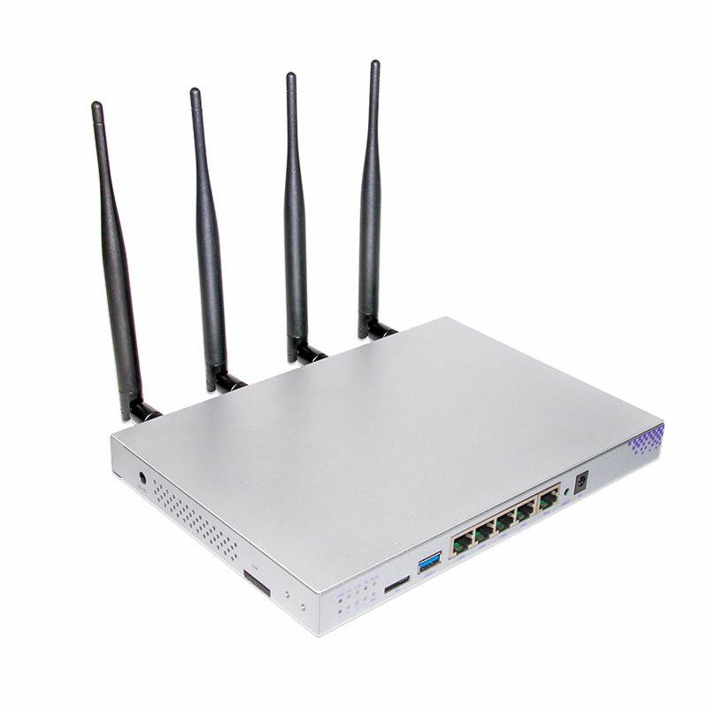 KuWFi WG3526 with 802.11AC 1200Mbps Dual band 2.4GHz 5.0GHz Wireless WiFi Router MT7621A chipset Gigabit port OpenWrt Wireless Router