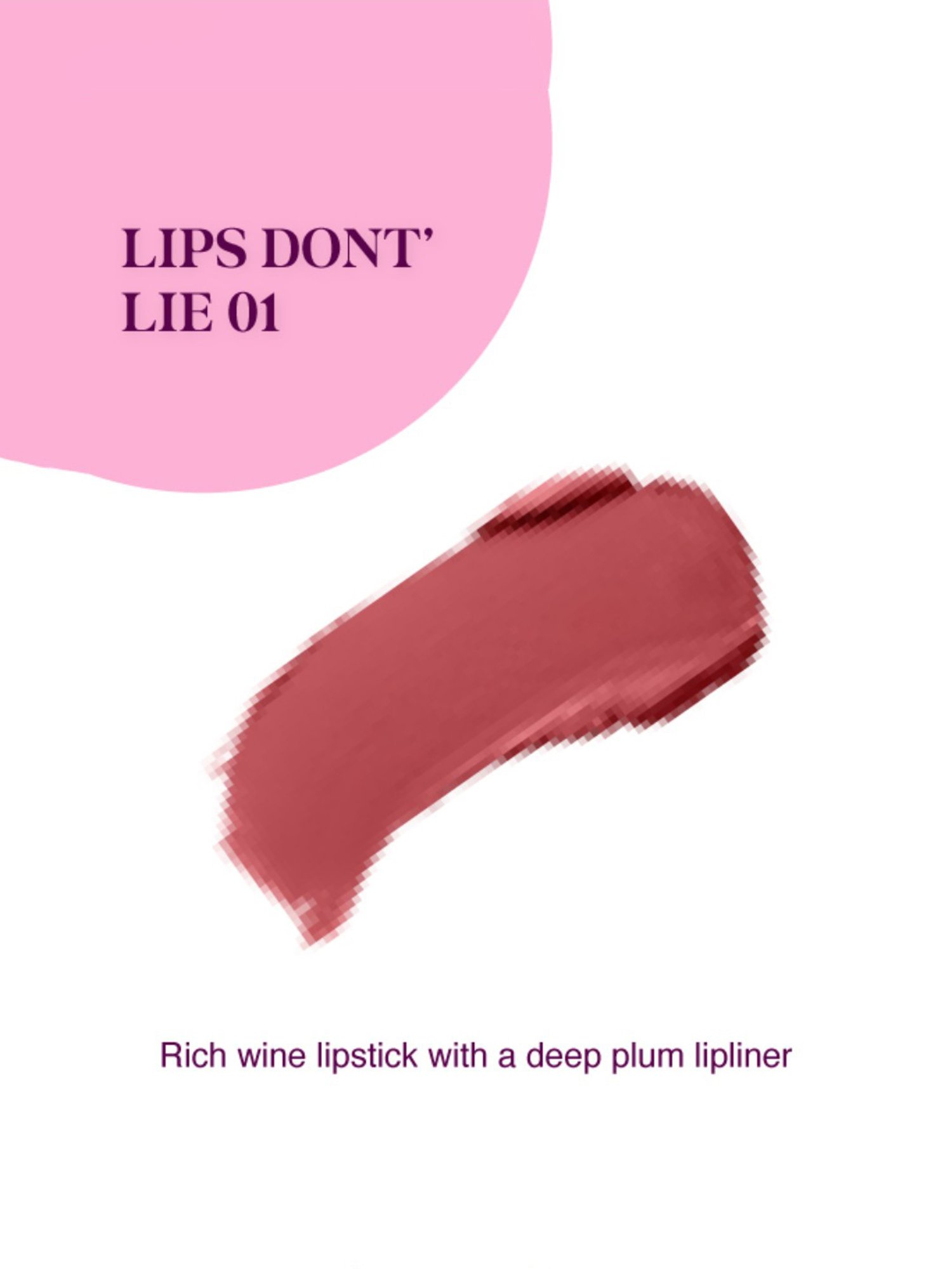 Typsy Beauty Twist & Pout Lipstick & Lip Liner Lips Don't Lie 01 - 0.91 gm