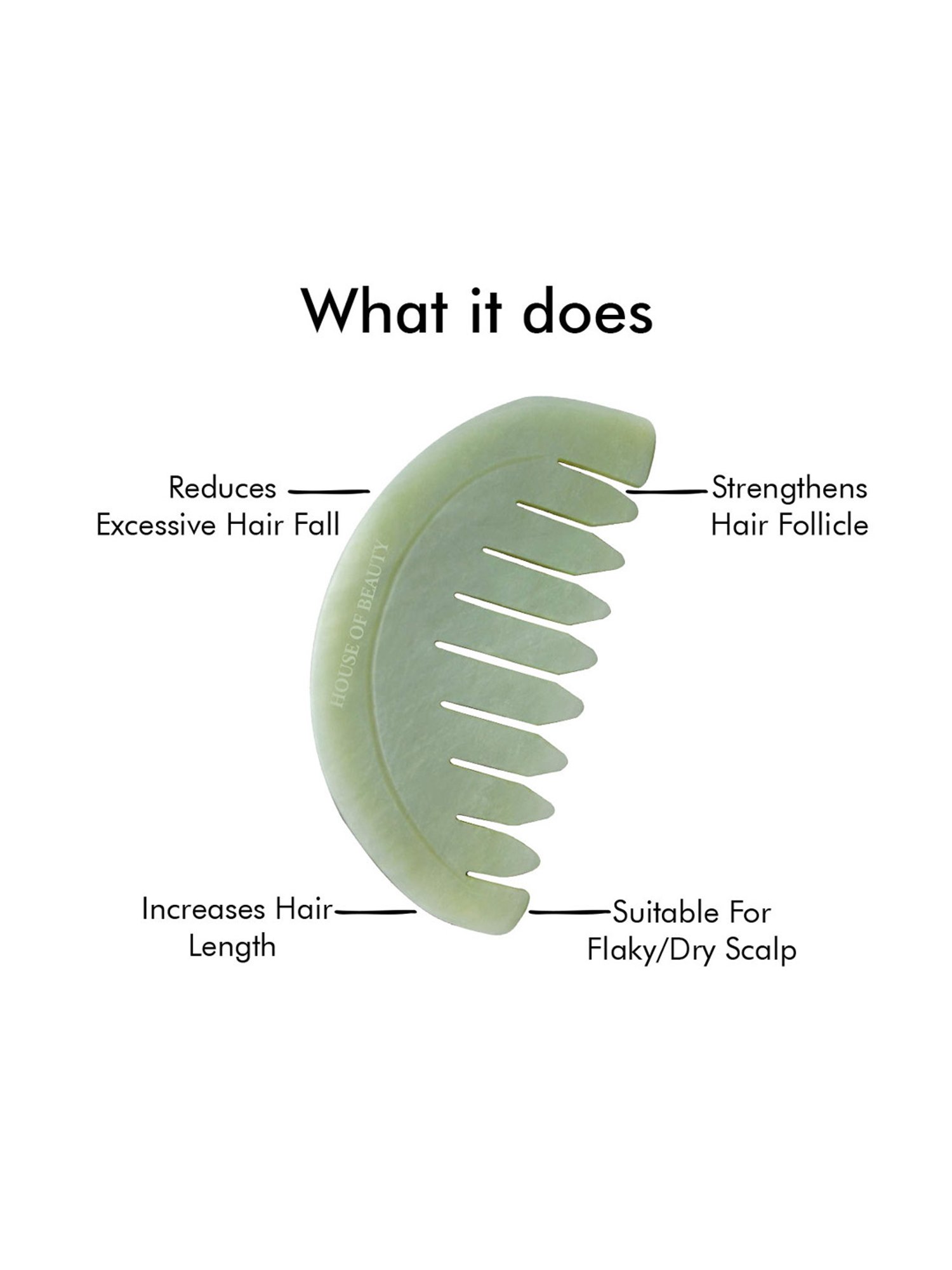 House of Beauty Jade Comb Kit