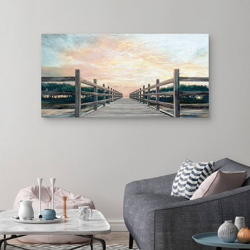 24" x 48" Pathway by Studio Arts Unframed Wall Canvas - Masterpiece Art Gallery