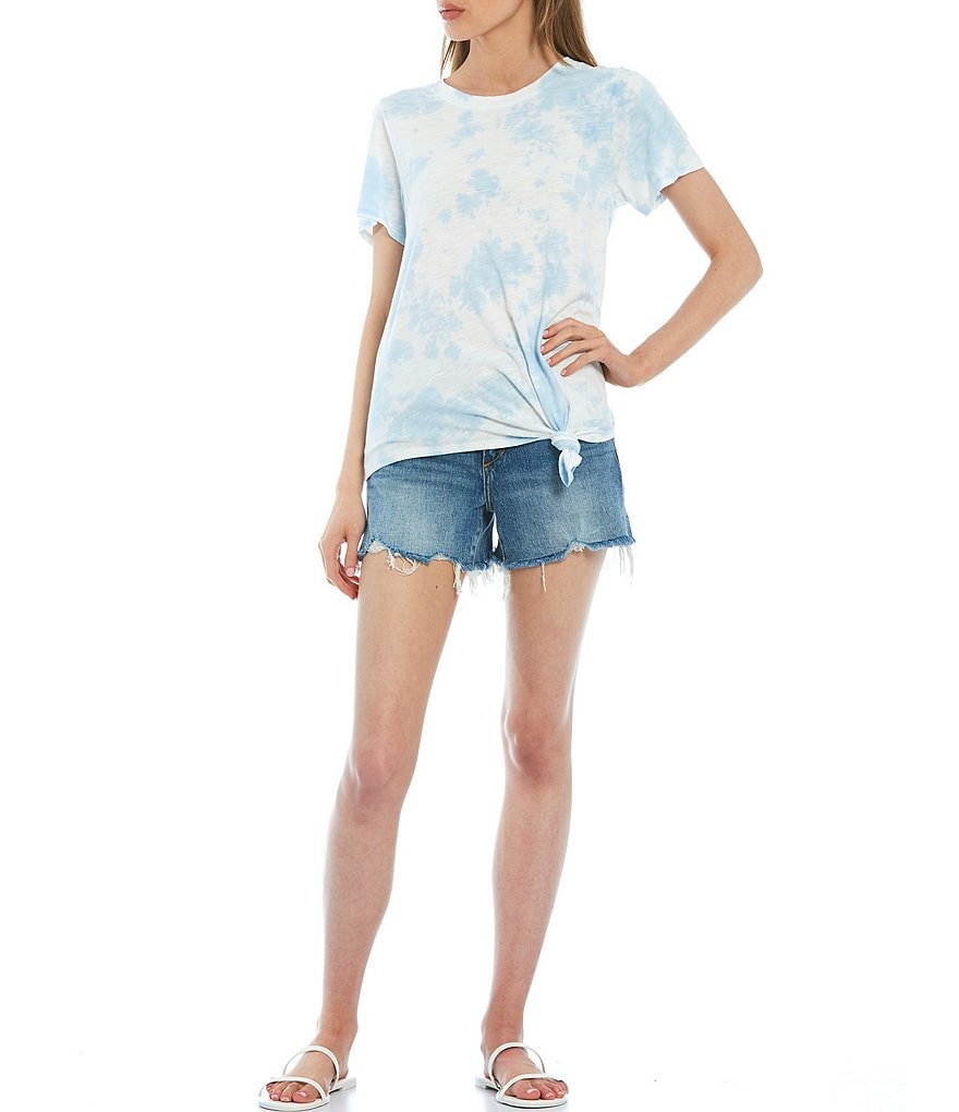 Sanctuary Tie Dye Perfect Knot Crew Neck Short Sleeve Tee