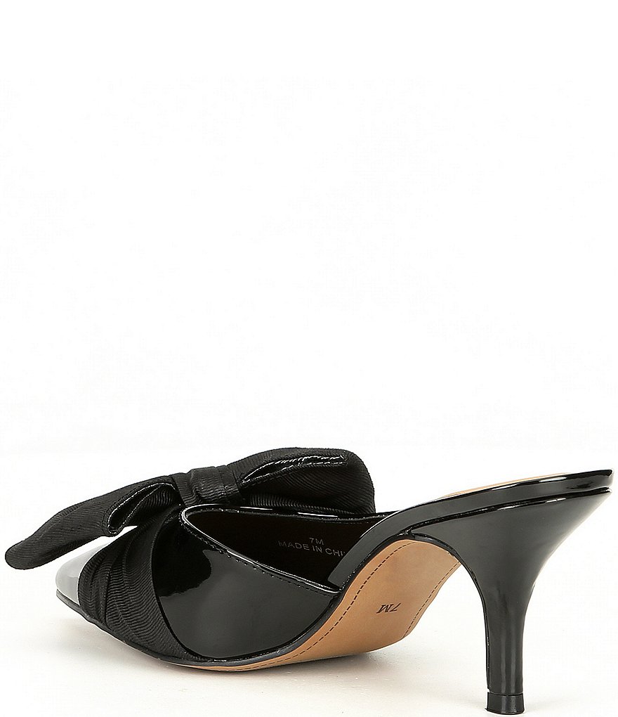 Schutz Sionne Clear Vinyl Pointed Toe Mules