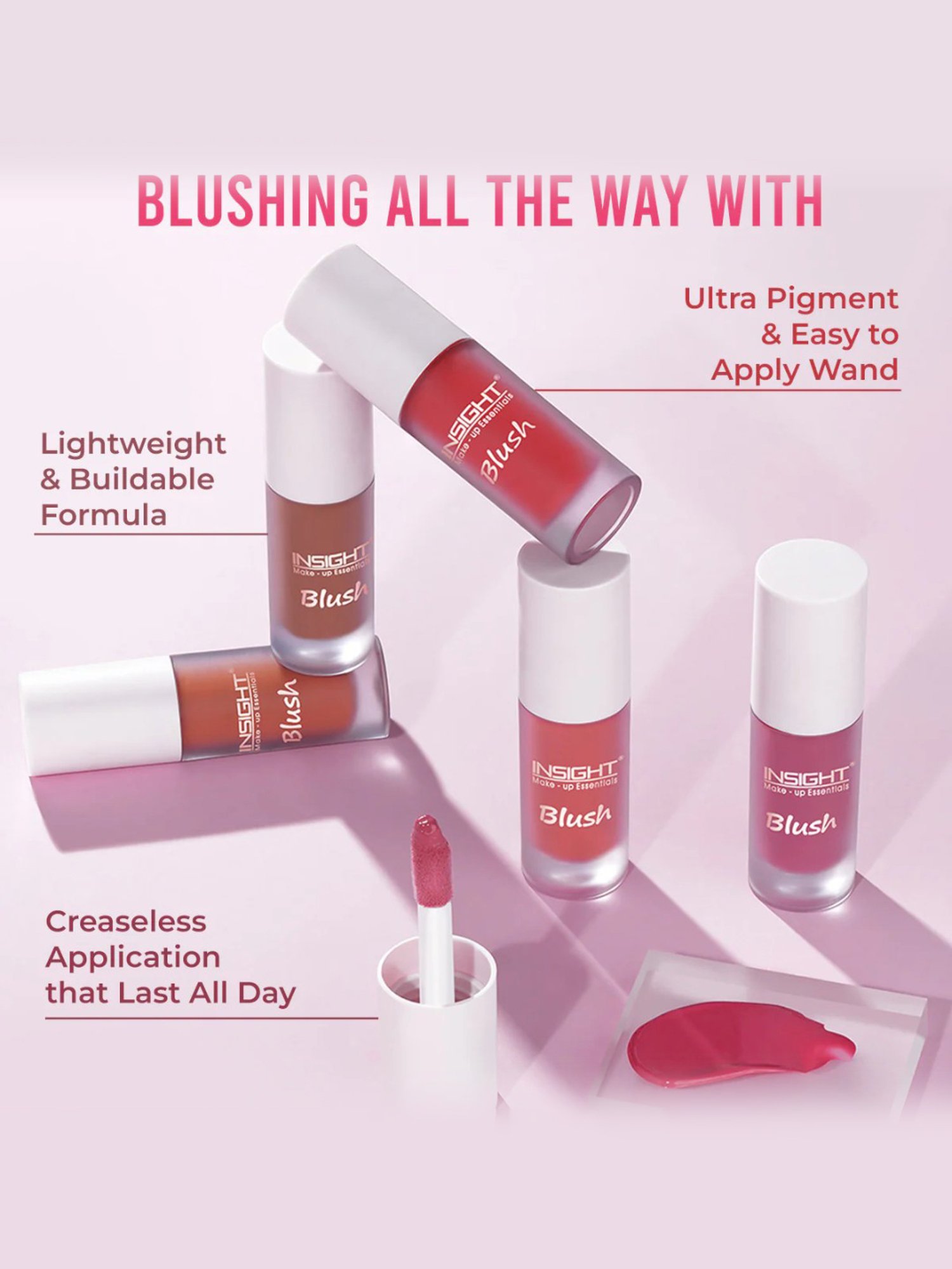 Insight Cosmetics Liquid Blush 05 Venice Rose - 7 gm