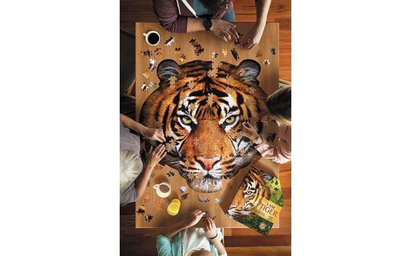 Madd Capp Games I AM Tiger 550 Piece Animal Head-Shaped Jigsaw Puzzle