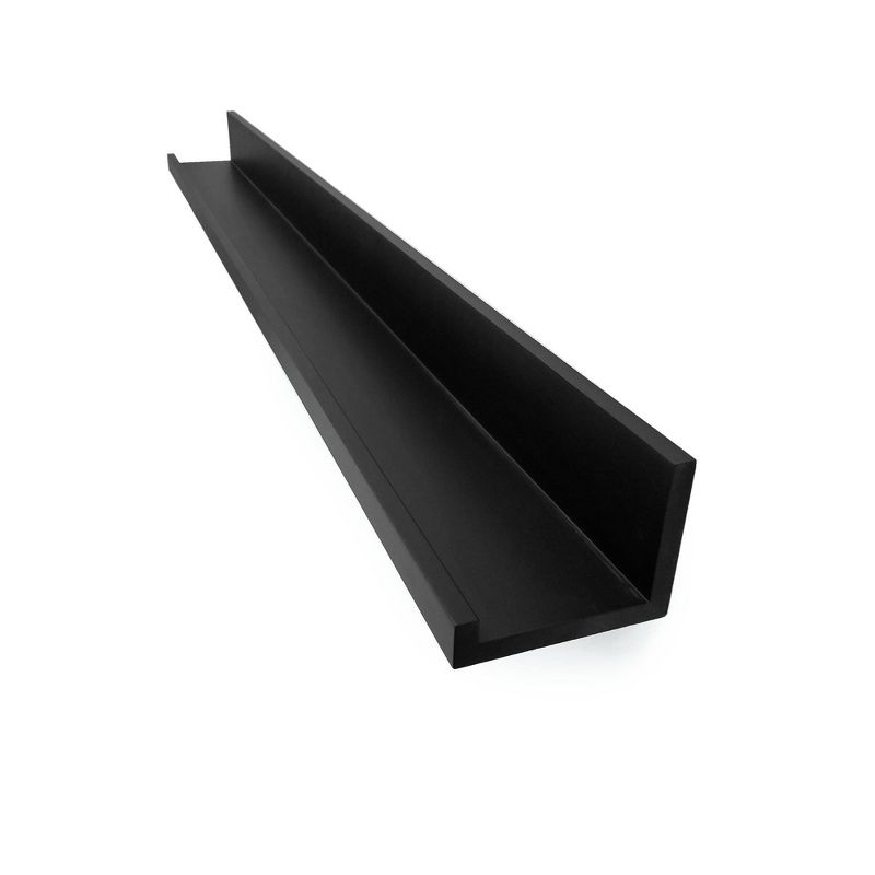 Picture Ledge Decorative Wall Shelf - Black