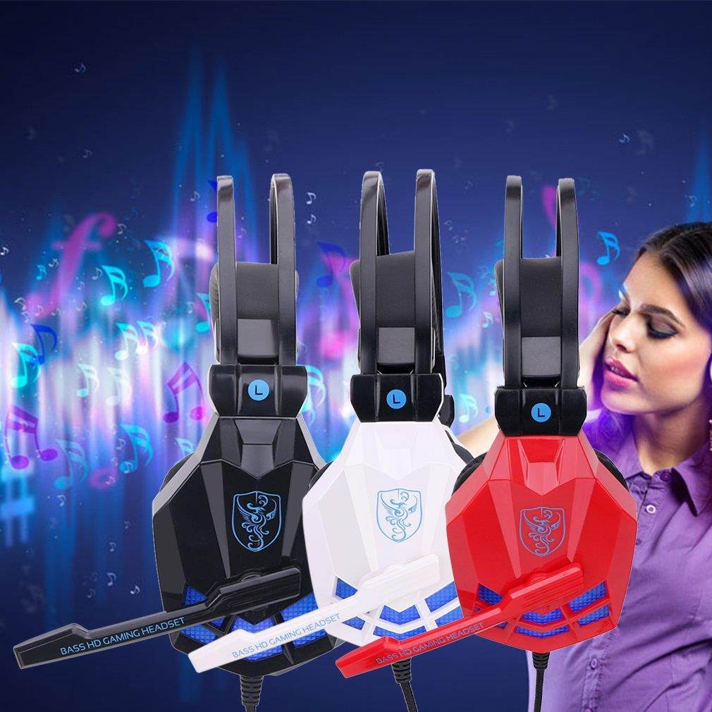 SY850MV Fashionable Design Gaming Headsets Home Office Wired Noise Cancelling Headphone With Microphones For Computers PC