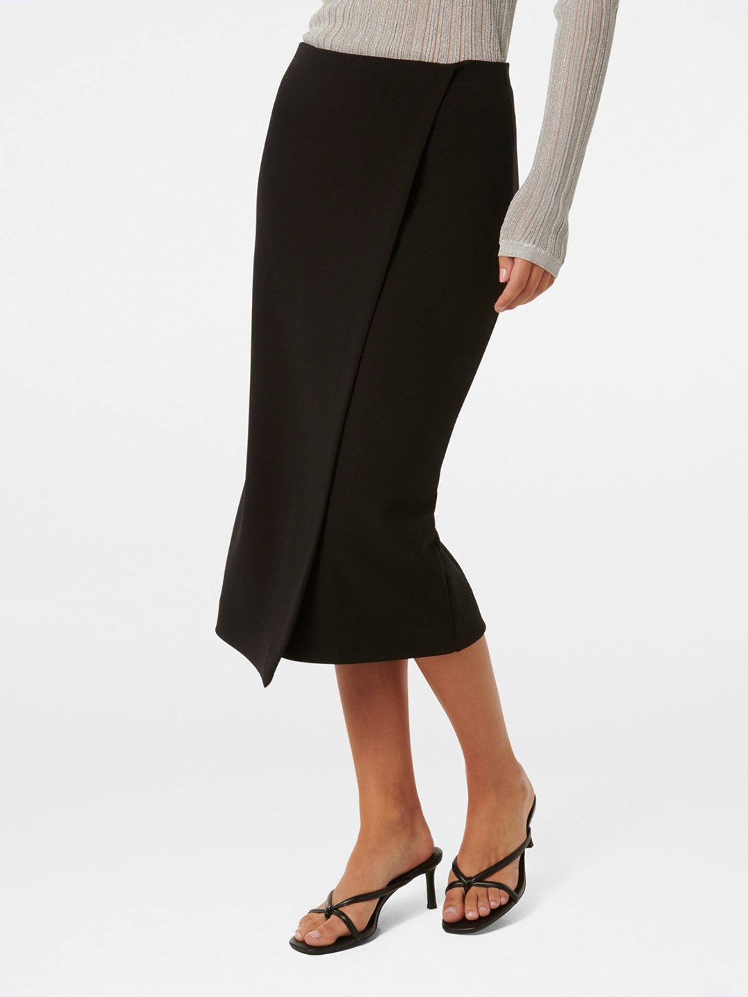 Forever New Camilla Crepe Midi Skirt