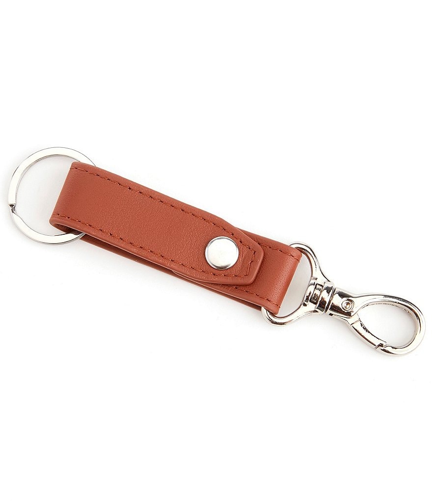 ROYCE New York Leather Contemporary Valet Key Chain