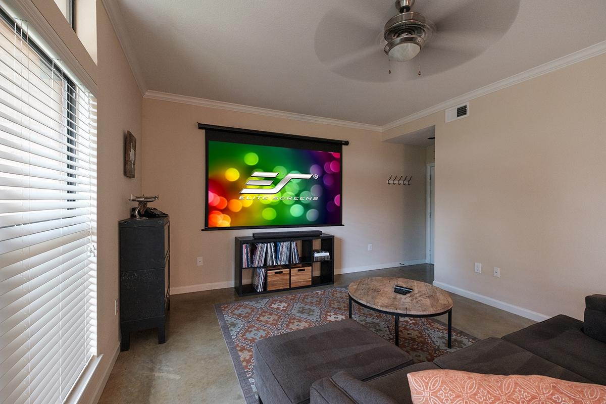 Elite Screens Spectrum ELECTRIC180V Electric Projection Screen - 180" - 4:3 - Wall/Ceiling Mount