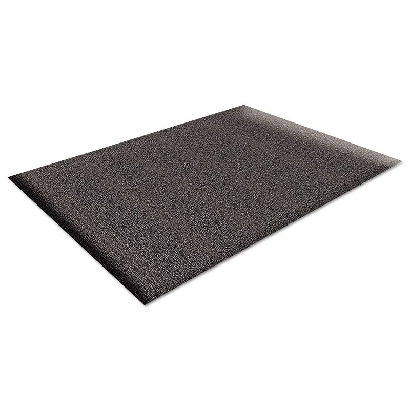 2'x3' Rectangle Solid Floor Mat Black - Guardian