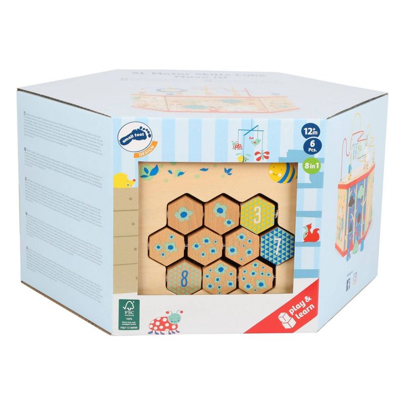 Small Foot Wooden Toys XL Activity Center 7 In 1 Iconic Motor Skills "Move It!" Playset
