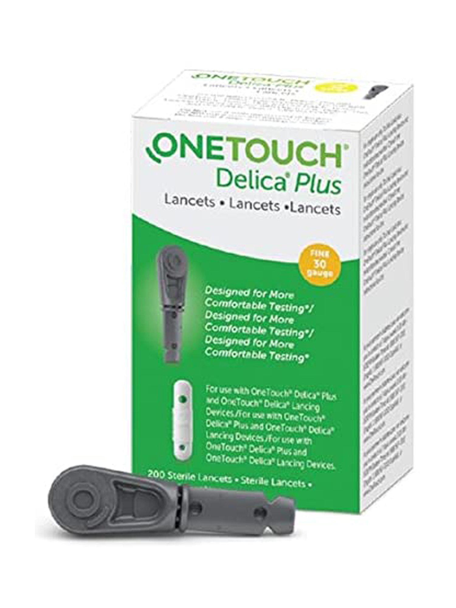 OneTouch Verio Test Strips | Pack of 100 Strips with 100 OneTouch Delica Plus Lancets